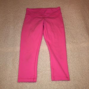 Lululemon Pink Cropped Leggings Size 6